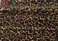 Leopard Printed 100% Stretch Polyester Fabric 1MM Velboa Fabric Eco Friendly